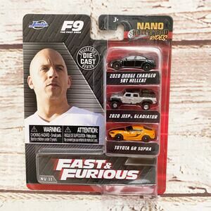 FAST AND FURIOUS Jada Nano Hollywood Rides 3 Pack